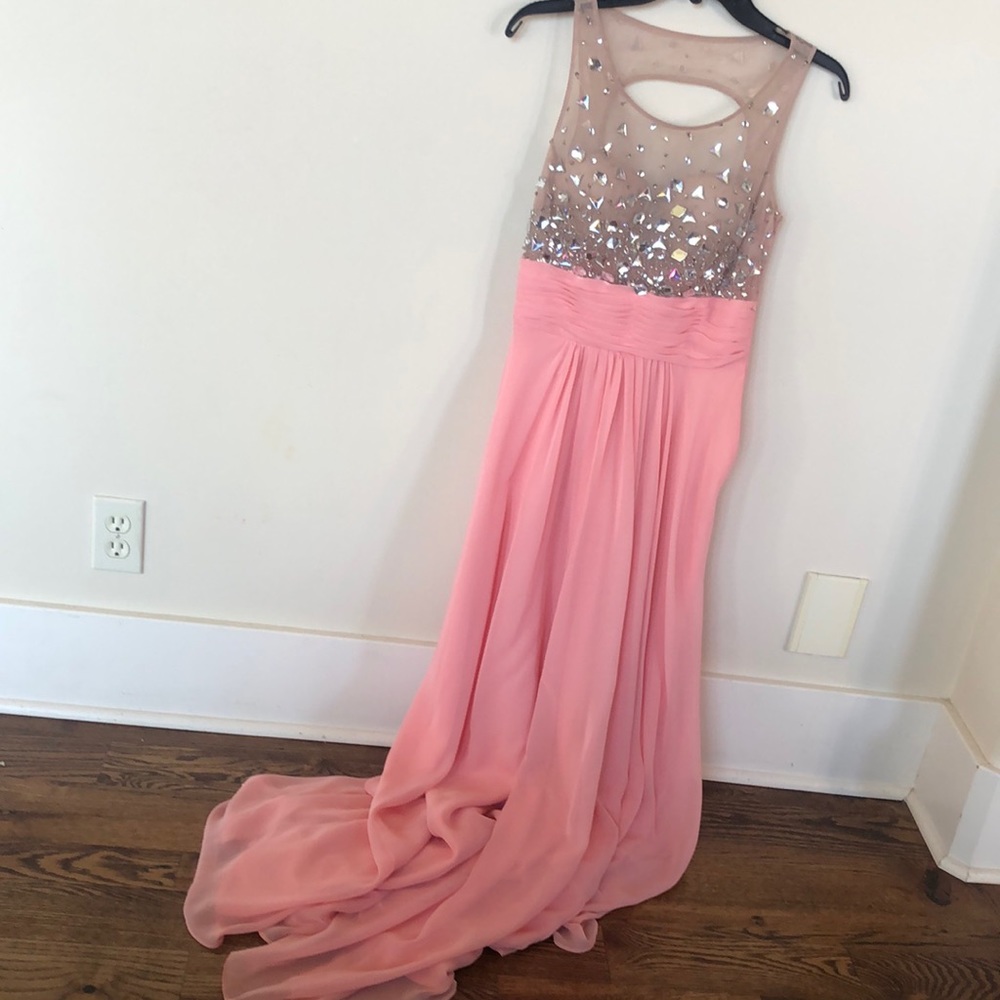 Pink Size 1 Full Length Dress